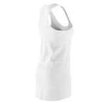 Cut & Sew Racerback Dress (White)