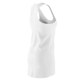 Cut & Sew Racerback Dress (White)